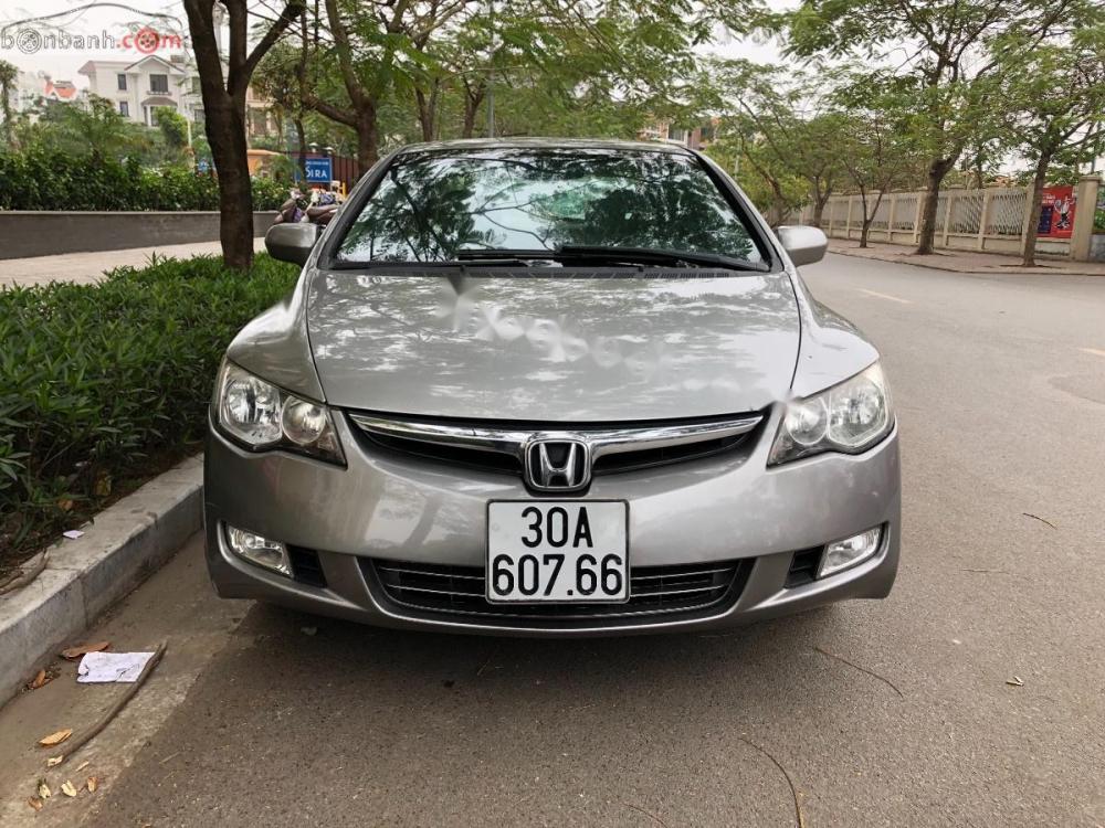 Honda Civic 1.8AT 2008 - Cần bán lại xe Honda Civic 1.8AT năm 2008, màu xám còn mới, giá tốt