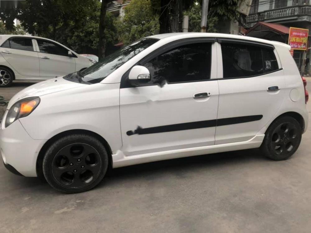 Kia Morning SLX 1.0 MT 2008 - Bán Kia Morning SLX 1.0 MT đời 2008, màu trắng, xe nhập  