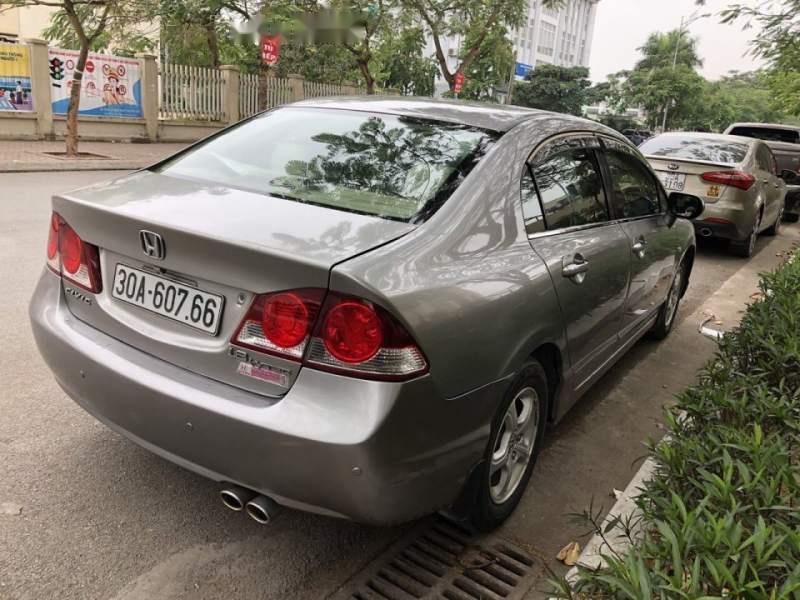 Honda Civic  1.8AT  2008 - Bán Honda Civic 1.8AT đời 2008, màu xám còn mới, giá tốt