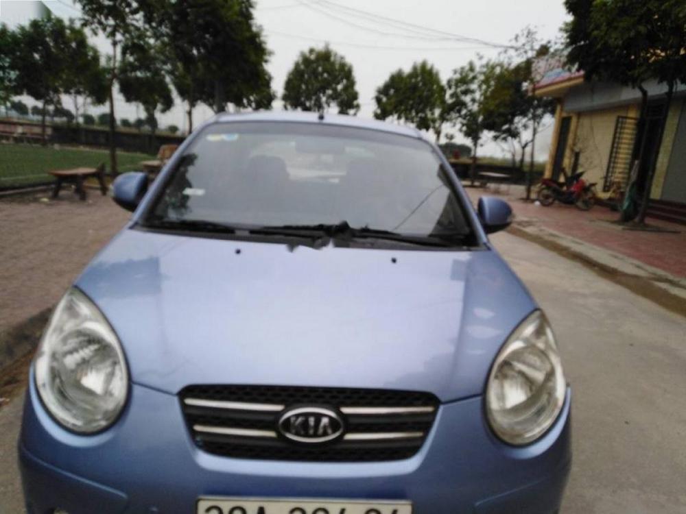 Kia Morning LX 2008 - Cần bán xe Kia Morning LX 2008, màu xanh lam, nhập khẩu, 160tr