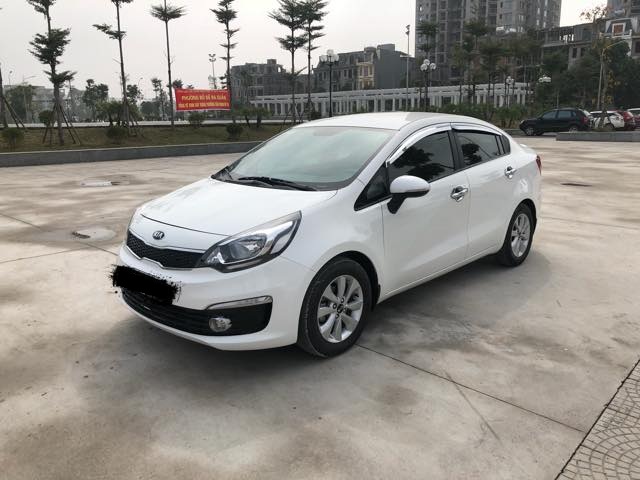 Kia Rio 1.4 2017 - Bán xe Kia Rio SX 2017 tự động, màu trắng, BSTP