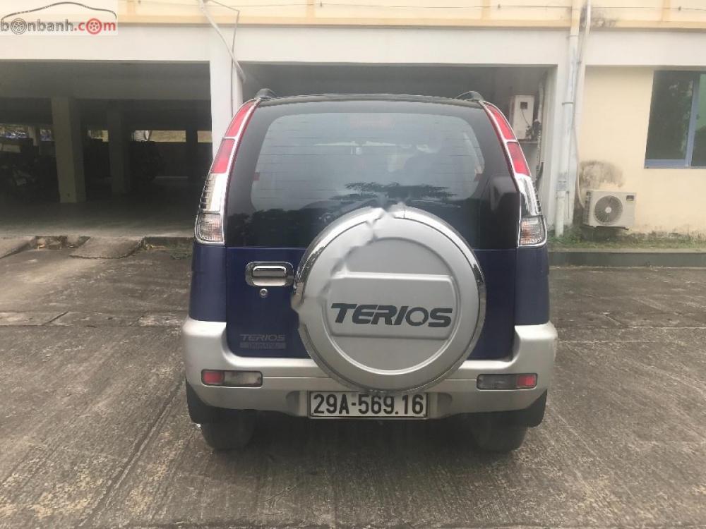 Daihatsu Terios 1.3 MT 2007 - Bán Daihatsu Terios 1.3 MT năm sản xuất 2007, màu xanh lam