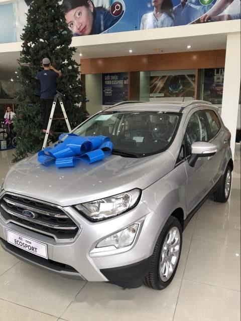 Ford EcoSport Ambiente MT 2018 - Bán Ford EcoSport Titanium năm 2018, màu bạc, giá tốt