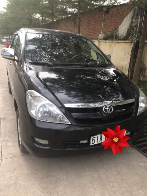 Toyota Innova G 2008 - Cần bán lại xe Toyota Innova G đời 2008, màu đen xe gia đình