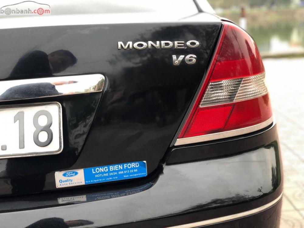 Ford Mondeo 2003 - Cần bán gấp Ford Mondeo sản xuất 2003, màu đen như mới