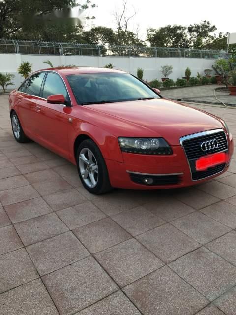 Audi A6 2006 - Cần bán gấp Audi A6 đời 2006, màu đỏ, xe nhập, giá chỉ 480 triệu