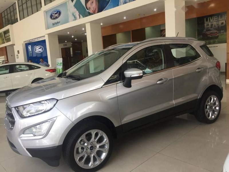 Ford EcoSport Ambiente MT 2018 - Bán Ford EcoSport Titanium năm 2018, màu bạc, giá tốt