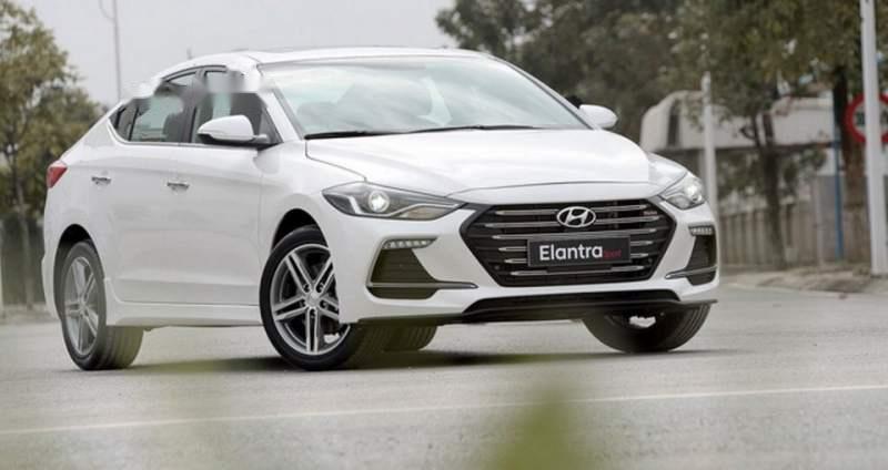 Hyundai Elantra   2018 - Cần bán Hyundai Elantra đời 2018, màu trắng, nhập khẩu 