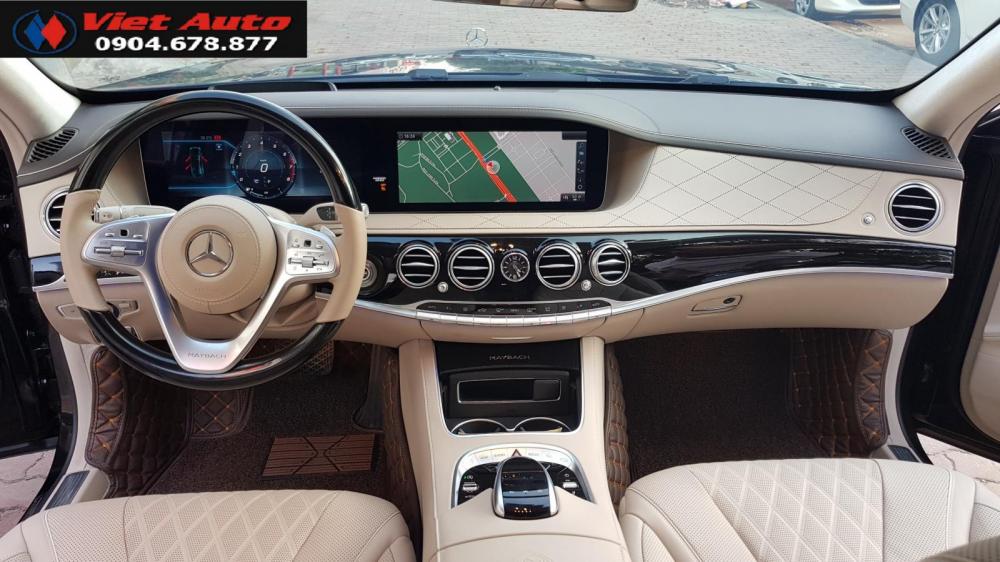 Mercedes-Benz Maybach S450 2017 - Bán Mercedes-Benz S450 Maybach màu đen nội thất kem, xe sản xuất 2017, đăng ký lần đầu 4/2018 tên Công ty