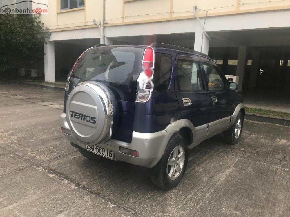 Daihatsu Terios 1.3 MT 2007 - Bán Daihatsu Terios 1.3 MT năm sản xuất 2007, màu xanh lam