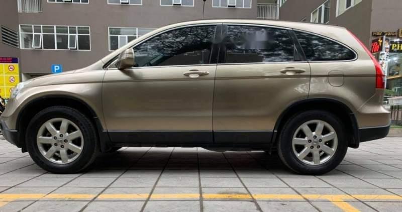 Honda CR V 2.4 AT 2010 - Cần bán lại xe Honda CR V 2.4 AT đời 2010, màu vàng chính chủ