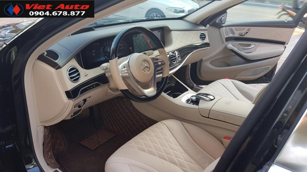 Mercedes-Benz Maybach S450 2017 - Bán Mercedes-Benz S450 Maybach màu đen nội thất kem, xe sản xuất 2017, đăng ký lần đầu 4/2018 tên Công ty