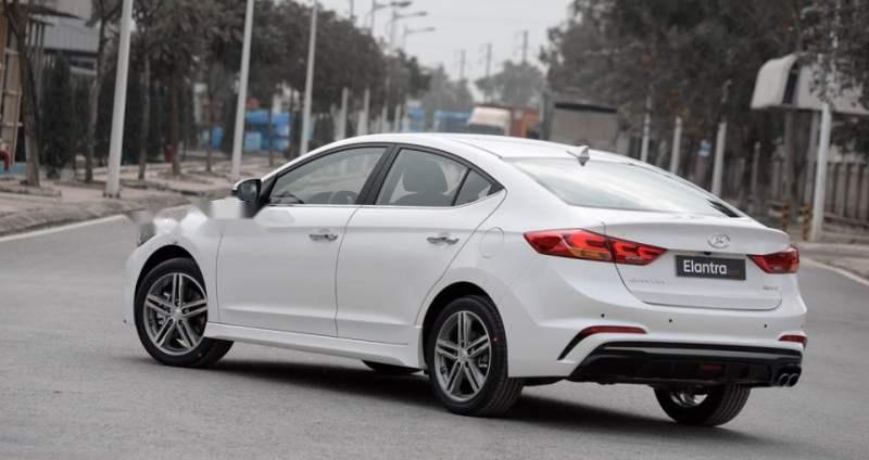 Hyundai Elantra   2018 - Cần bán Hyundai Elantra đời 2018, màu trắng, nhập khẩu 