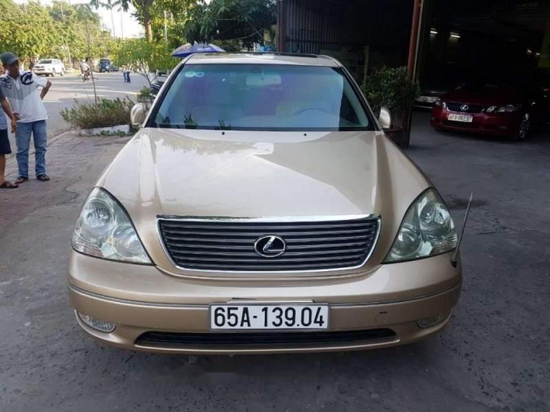 Lexus SL LS430 2001 - Cần bán xe Lexus SL LS430 sản xuất năm 2001, màu nâu, xe nhập, giá chỉ 455 triệu