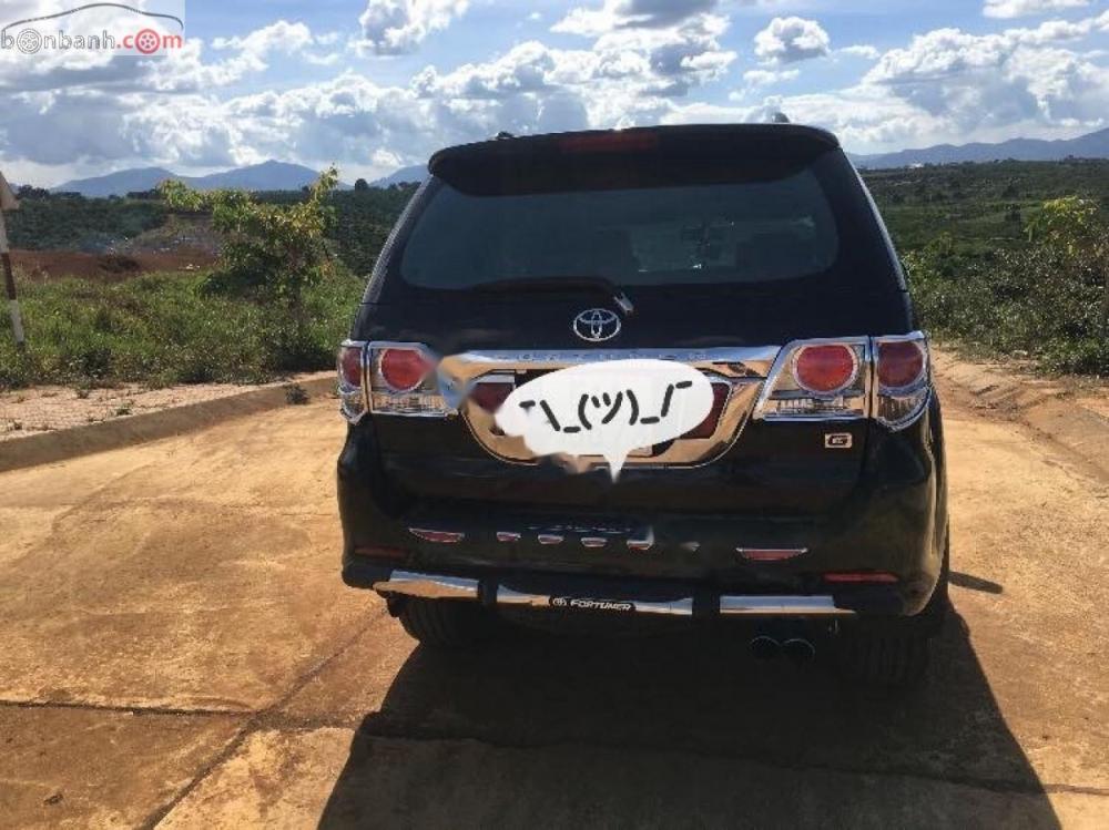 Toyota Fortuner 2.5G 2013 - Cần bán lại xe Toyota Fortuner 2.5G đời 2013, màu đen giá cạnh tranh