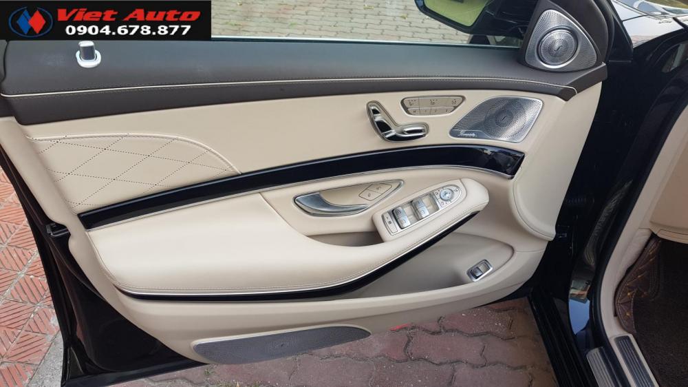 Mercedes-Benz Maybach S450 2017 - Bán Mercedes-Benz S450 Maybach màu đen nội thất kem, xe sản xuất 2017, đăng ký lần đầu 4/2018 tên Công ty