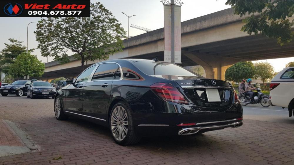 Mercedes-Benz Maybach S450 2017 - Bán Mercedes-Benz S450 Maybach màu đen nội thất kem, xe sản xuất 2017, đăng ký lần đầu 4/2018 tên Công ty