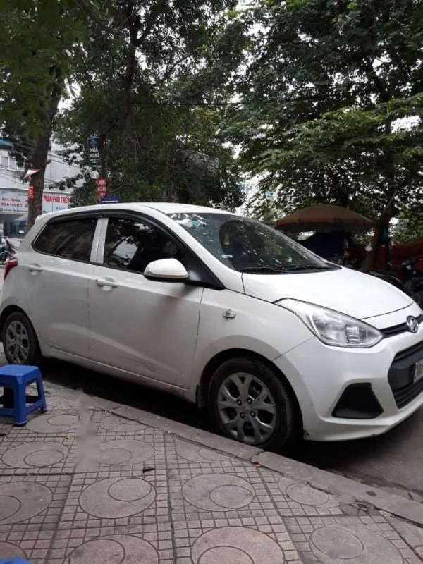 Hyundai Grand i10 2014 - Bán xe Hyundai Grand i10 đời 2014, màu trắng, nhập khẩu