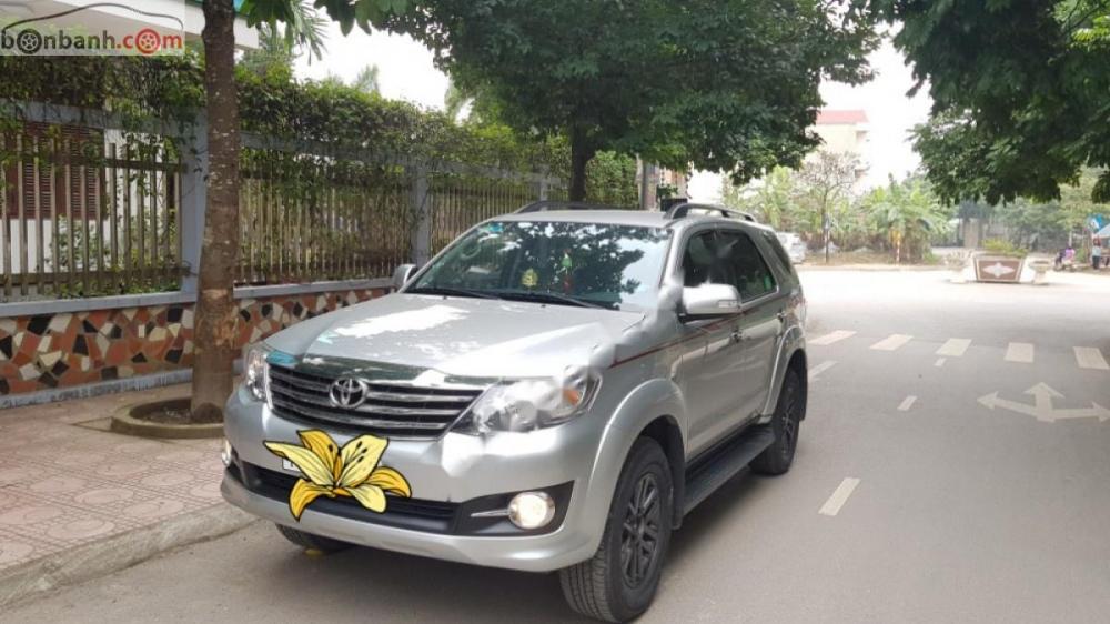 Toyota Fortuner 2016 - Cần bán xe Toyota Fortuner 2016, màu bạc, số tự động