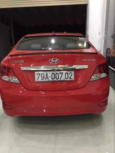 Hyundai Accent   2011 - Bán xe Hyundai Accent sản xuất năm 2011, màu đỏ, xe nhập  