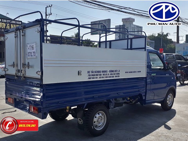 Xe tải 500kg - dưới 1 tấn 2019 - Xe tải nhẹ KenBo tải trọng 1 tấn thùng mui bạt