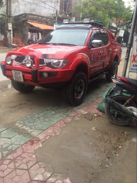 Mitsubishi Triton AT 2010 - Bán xe Mitsubishi Triton AT sản xuất 2010, màu đỏ, nhập khẩu nguyên chiếc như mới, giá tốt