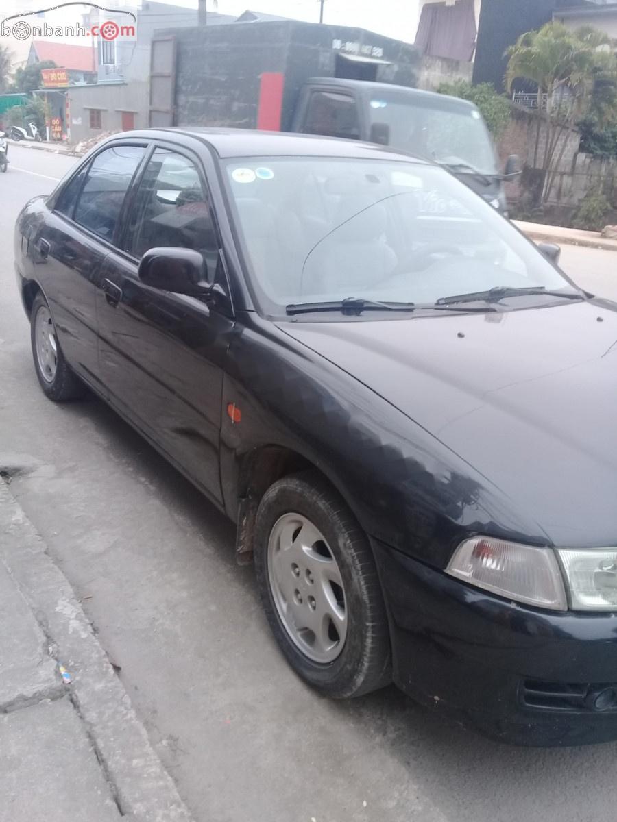 Mitsubishi Lancer GLX 1.6 MT 2002 - Bán ô tô Mitsubishi Lancer GLX 1.6 MT đời 2002, màu xám  