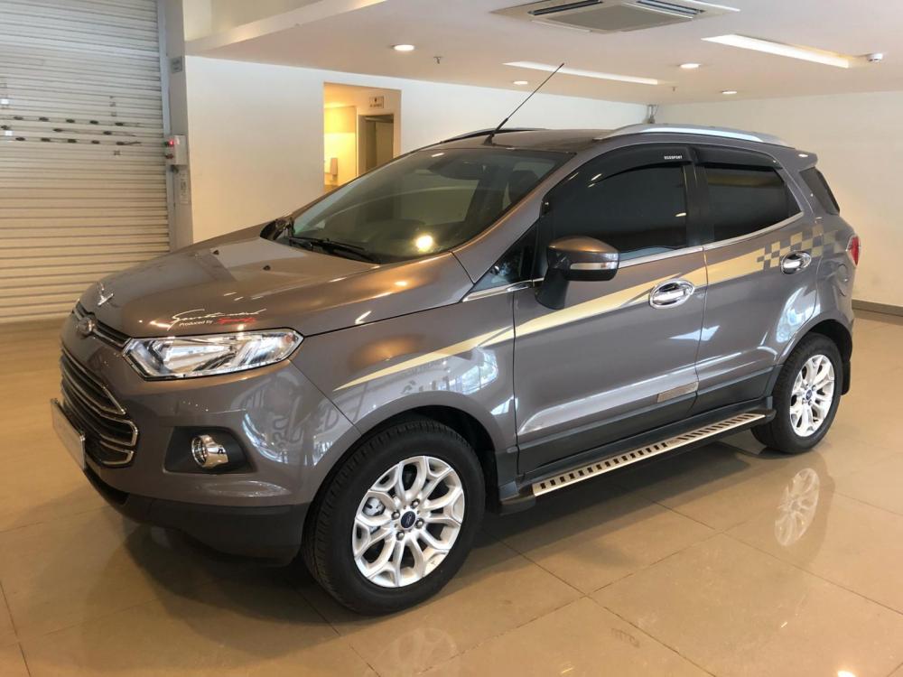 Ford EcoSport 1.5L AT Titanium 2016 - Cần bán Ford EcoSport năm sản xuất 2016, màu xám (ghi)
