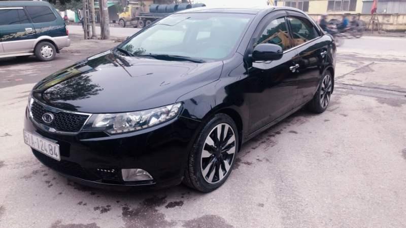 Kia Forte 2011 - Cần bán gấp Kia Forte sản xuất năm 2011, màu đen số tự động, giá 410tr