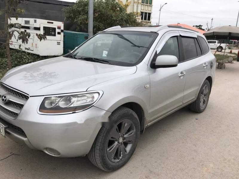 Hyundai Santa Fe 2008 - Bán Hyundai Santa Fe đời 2008, màu bạc, nhập khẩu, giá 440tr