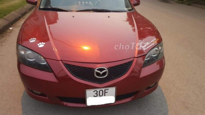 Mazda 3 2004 - Bán Mazda 3, số tự động đời 2004, màu đỏ