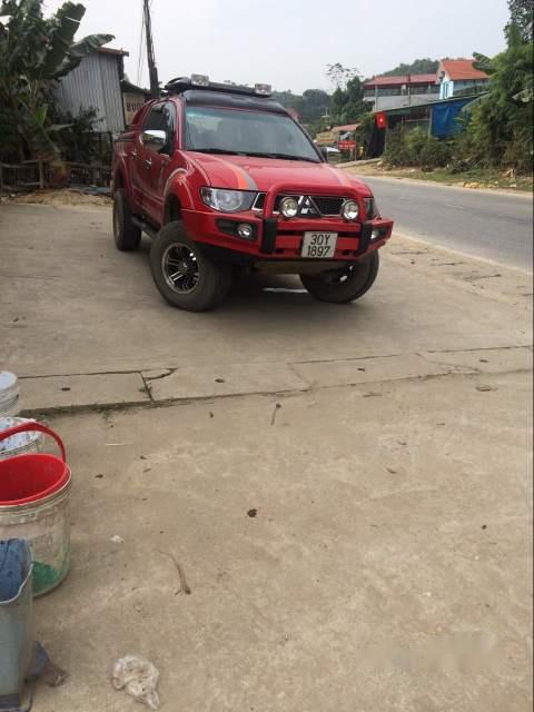 Mitsubishi Triton AT 2010 - Bán xe Mitsubishi Triton AT sản xuất 2010, màu đỏ, nhập khẩu nguyên chiếc như mới, giá tốt