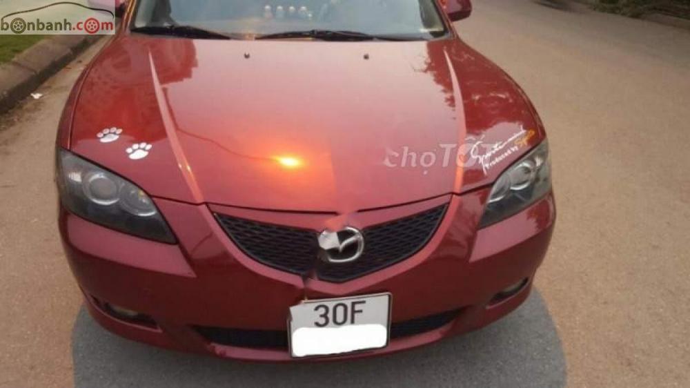 Mazda 3 2004 - Cần bán xe Mazda 3 năm sản xuất 2004, màu đỏ như mới 