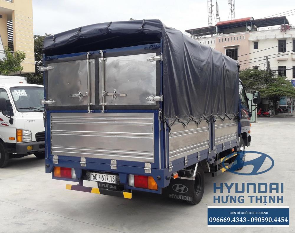 Hyundai Mighty N250   2018 - Bán Hyundai Mighty N250 mui bạt tải trọng 2.16 tấn, màu xanh