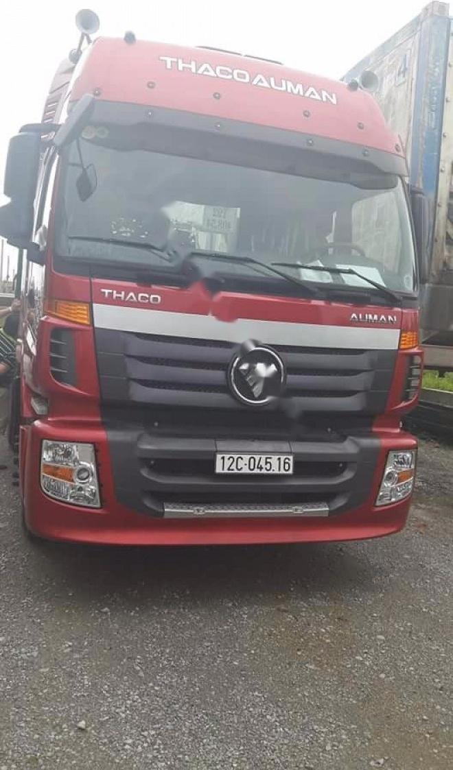 Thaco AUMAN 2016 - Cần bán xe tải cũ Thaco AUMAN 2016, màu đỏ
