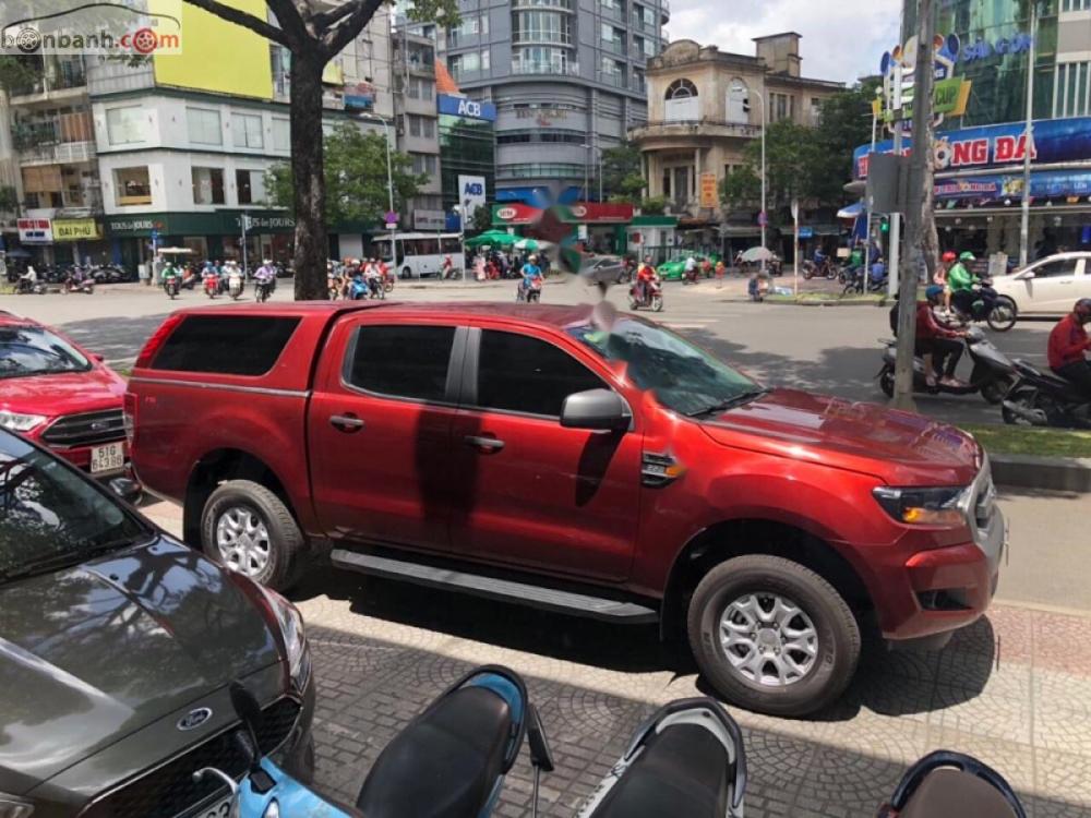 Ford Ranger XLS 2.2 AT 2018 - Bán xe Ford Ranger XLS 2.2 AT năm sản xuất 2018, màu đỏ, xe nhập