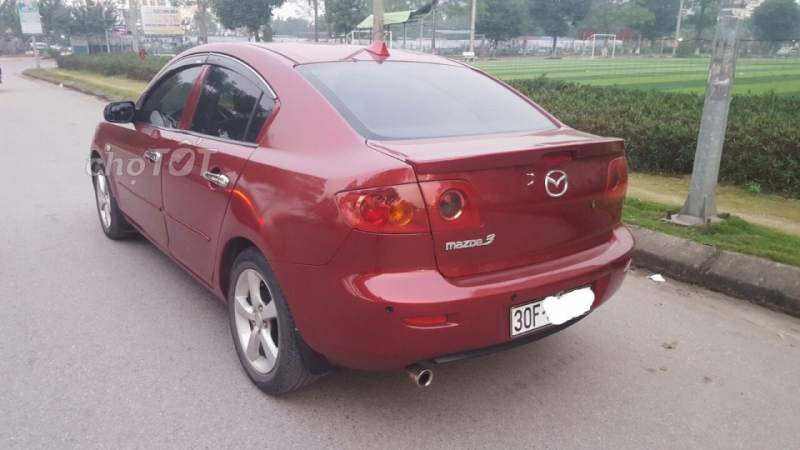 Mazda 3 2004 - Bán Mazda 3, số tự động đời 2004, màu đỏ