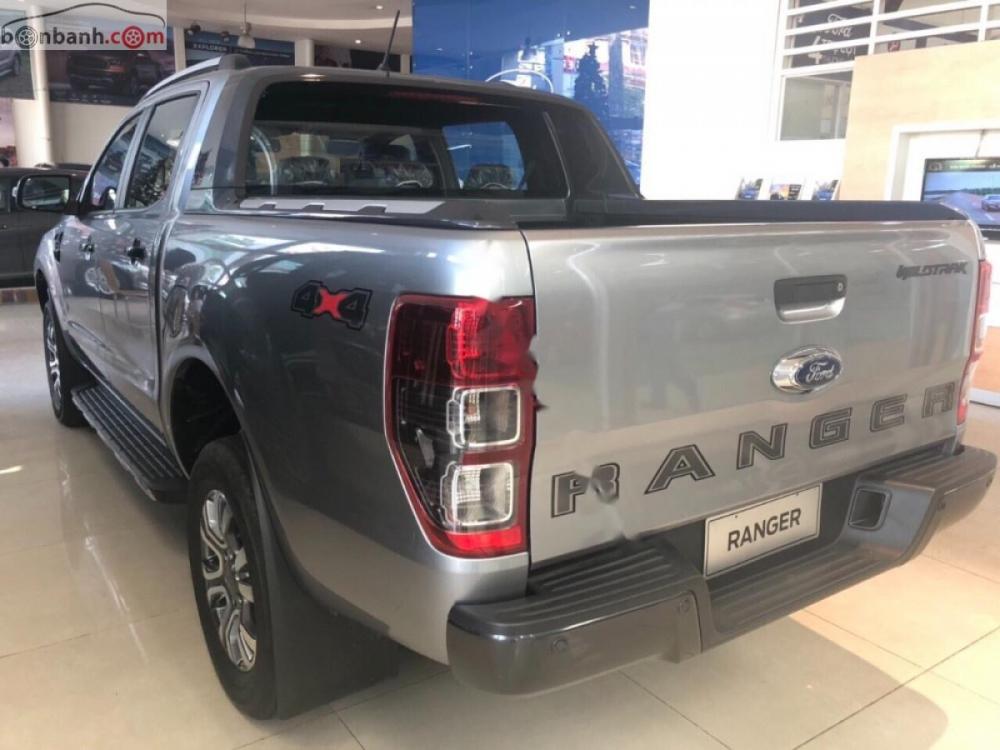 Ford Ranger Wildtrak 2.0L 4x4 AT 2018 - Cần bán Ford Ranger Wildtrak 2.0L 4x4 AT 2018, màu bạc, nhập khẩu nguyên chiếc