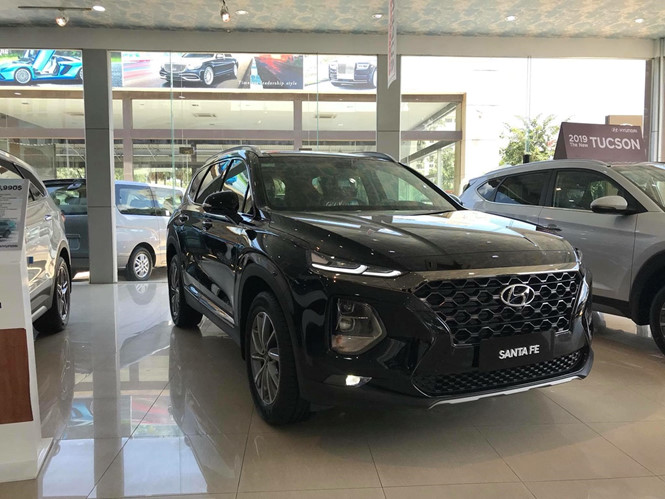 Hyundai Santa Fe 2.2 CRDI   2019 - Vũng Tàu_Hyundai Santa Fe 2019 full dầu - Giao ngay lấy xe về đi tết, tặng 30tr phụ kiện. LH 0933222638