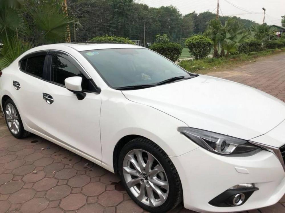 Mazda 3 2.0 AT 2015 - Bán xe Mazda 3 2.0, đăng ký T4/2015, màu trắng