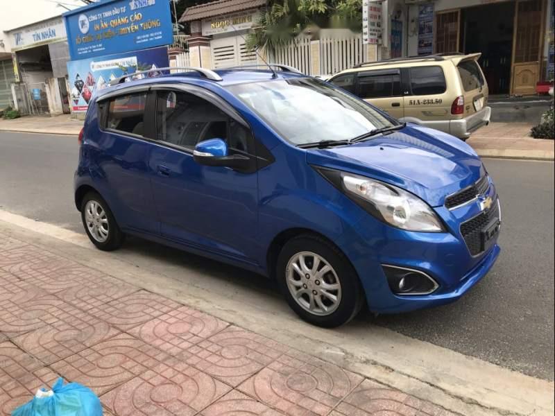 Chevrolet Spark   2016 - Bán ô tô Chevrolet Spark sản xuất 2016, màu xanh lam chính chủ