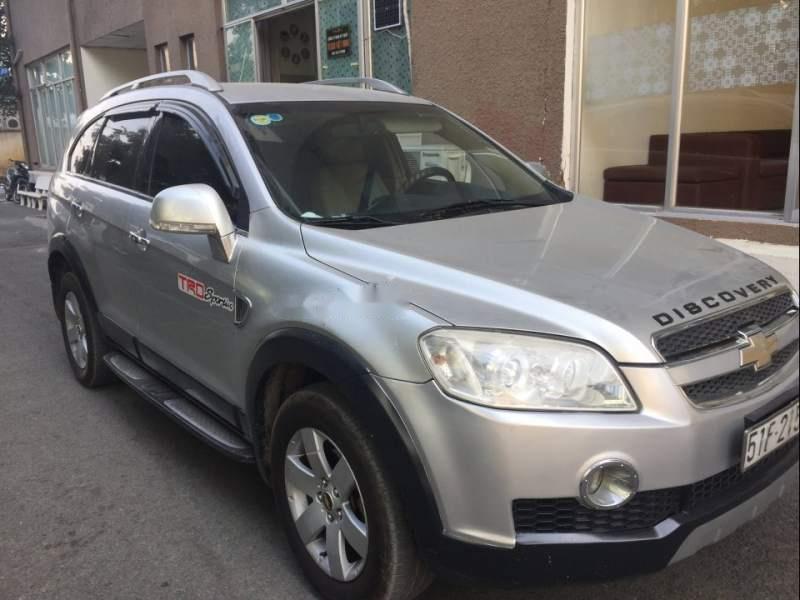 Chevrolet Captiva   2007 - Cần bán xe Chevrolet Captiva sản xuất năm 2007, màu bạc