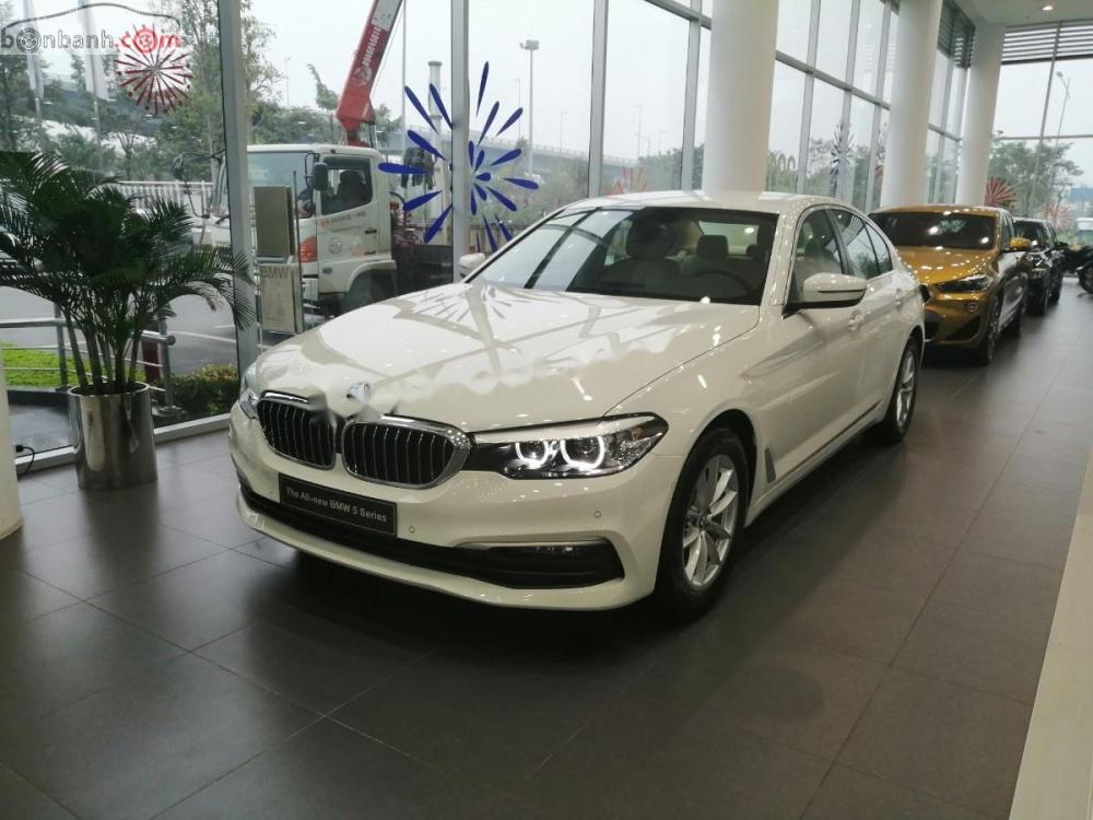 BMW 5 Series 520i 2018 - Bán BMW 520i All New G30, nhập khẩu, màu trắng, nội thất beige, xe có thể giao ngay với đầy đủ hồ sơ