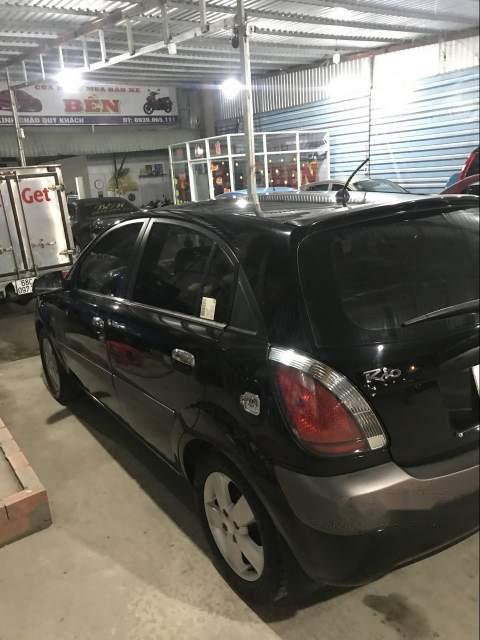 Kia Rio   2007 - Cần bán xe Kia Rio sản xuất năm 2007, màu đen, nhập khẩu Hàn Quốc số tự động, 260tr