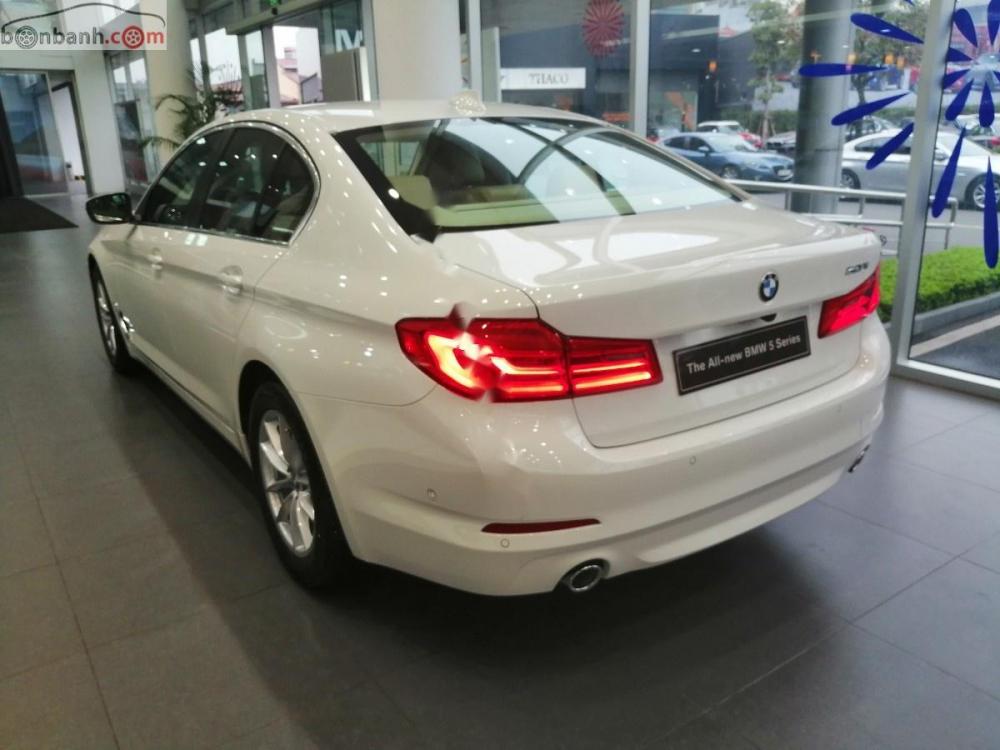 BMW 5 Series 520i 2018 - Bán BMW 520i All New G30, nhập khẩu, màu trắng, nội thất beige, xe có thể giao ngay với đầy đủ hồ sơ