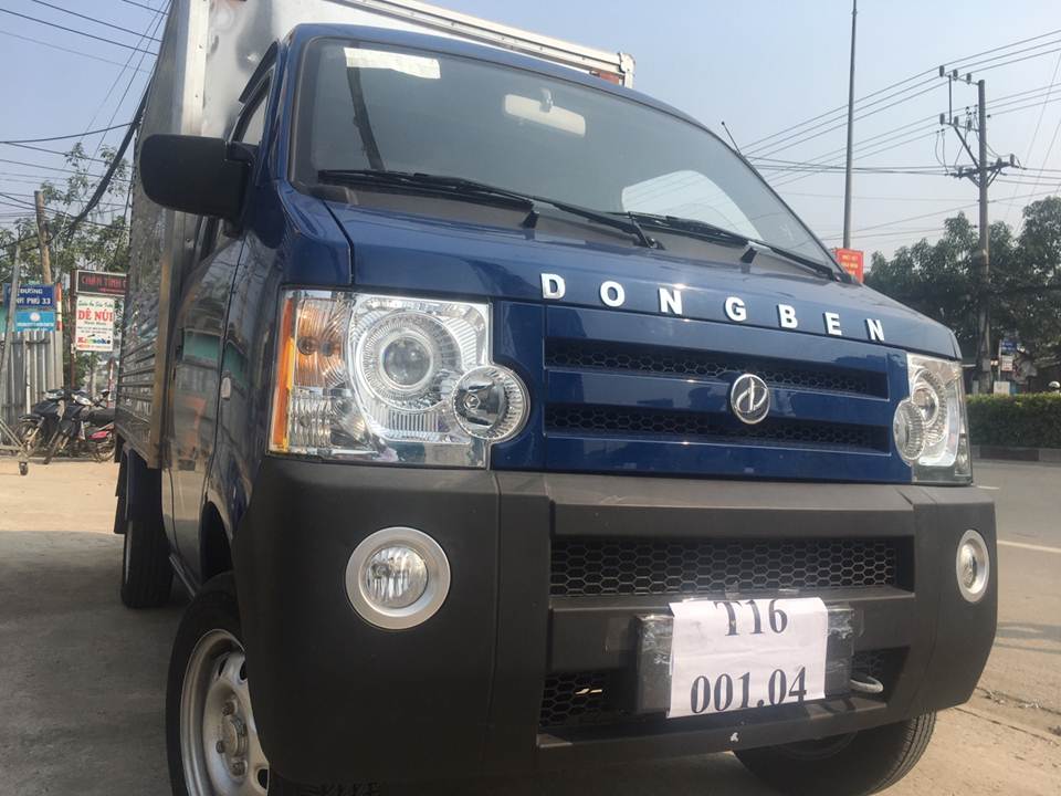 Xe tải 500kg - dưới 1 tấn 2019 - Bán xe tải Dongben thùng kín, 40tr giao xe ngay