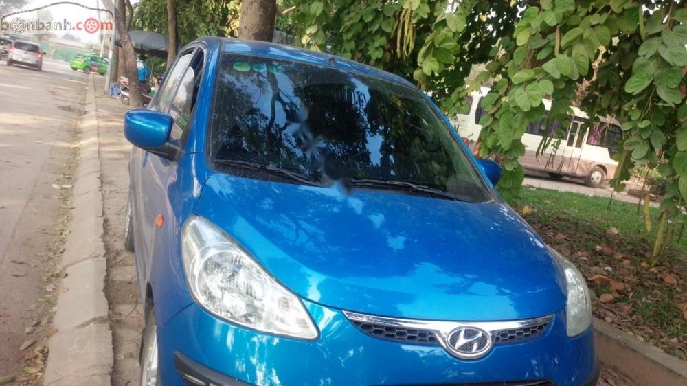 Hyundai i10 1.2 AT 2010 - Bán Hyundai i10 1.2 AT năm 2010, màu xanh lam, nhập khẩu đã đi 18000 km