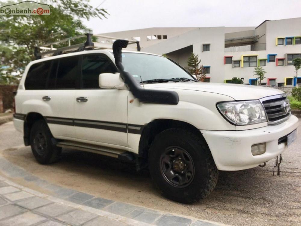 Toyota Land Cruiser 4.2 MT 1999 - Cần bán Toyota Land Cruiser 4.2 MT năm 1999, màu trắng, nhập khẩu  