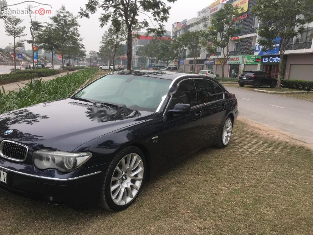 BMW 7 Series 760 Li 2004 - Bán BMW 7 Series 760 Li đời 2004, màu xanh lam, nhập khẩu nguyên chiếc 