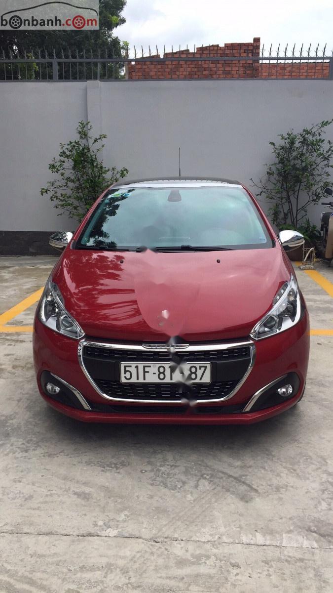 Peugeot 208 1.6 AT 2015 - Bán Peugeot 208 1.6 AT đời 2015, màu đỏ, nhập khẩu nguyên chiếc đã đi 32.000 km